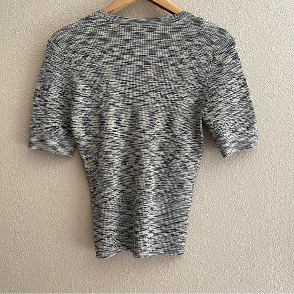 Rails Toni Dye stretchy Short Sleeve Henley Top - Picture 5 of 11